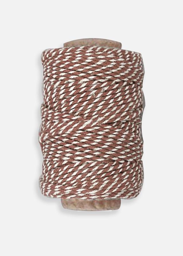 Creativ Company Cotton String Brown/White