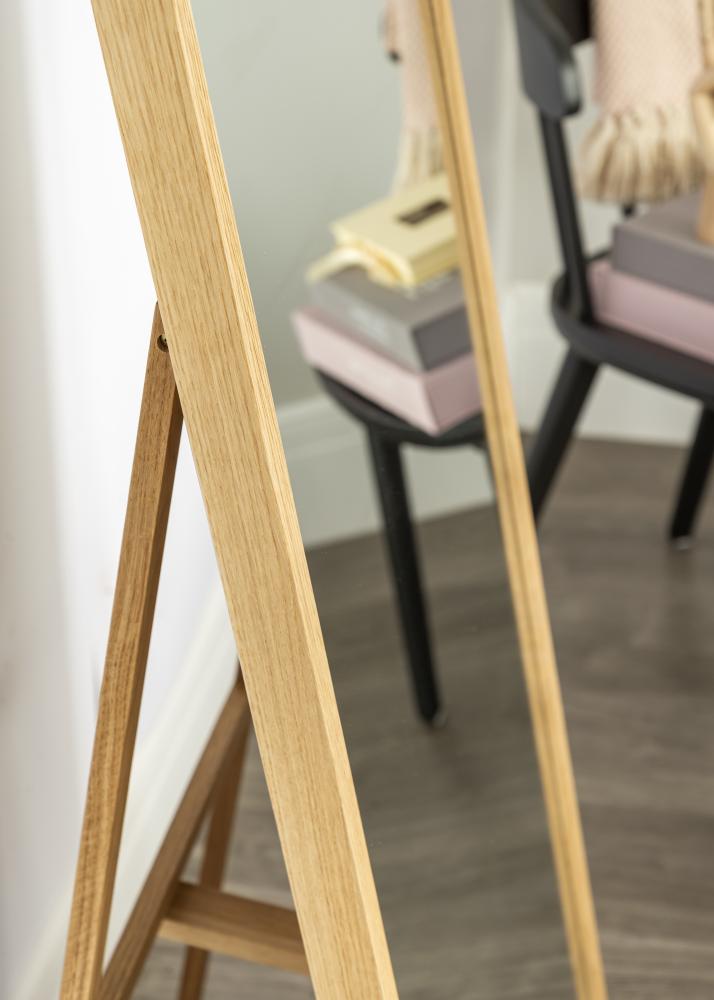 Hübsch Standing mirror Oak 52x167 cm