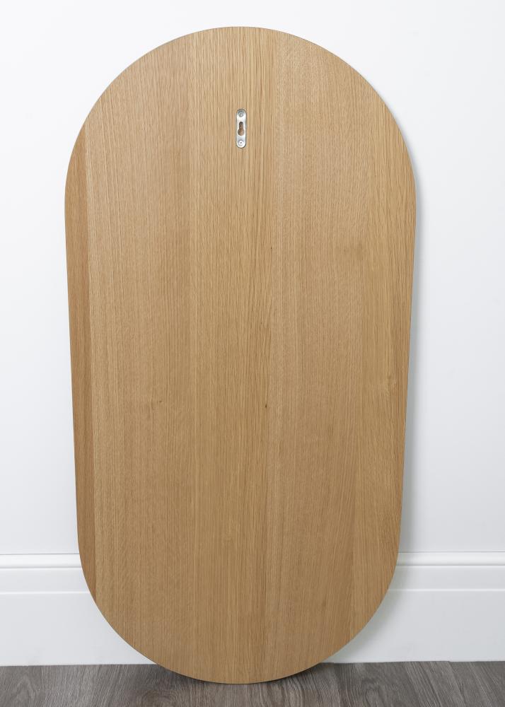 Hübsch Mirror Oval Oak 50x100 cm