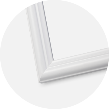 Ram med passepartou Frame Siljan White 70x100 cm - Picture Mount White 59.4x84 cm (A1)