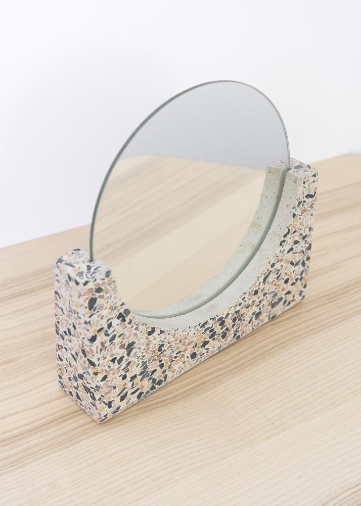 Hübsch Table mirror Terrazzo White