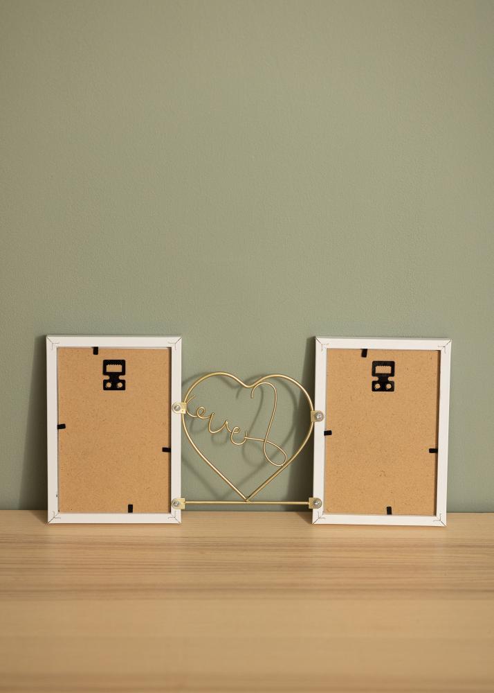 BGA Love Collage Frame White - 2 Pictures