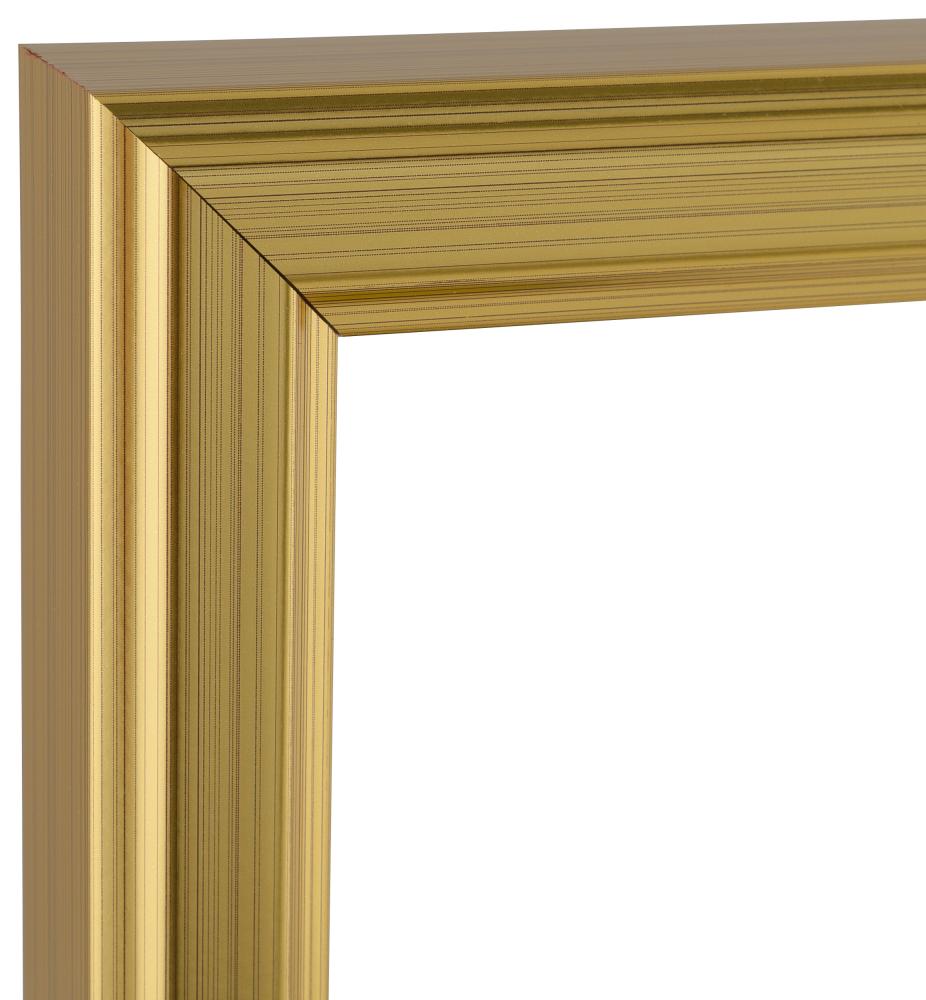 Ramverkstad Mirror Nyhyttan Gold - Custom Size