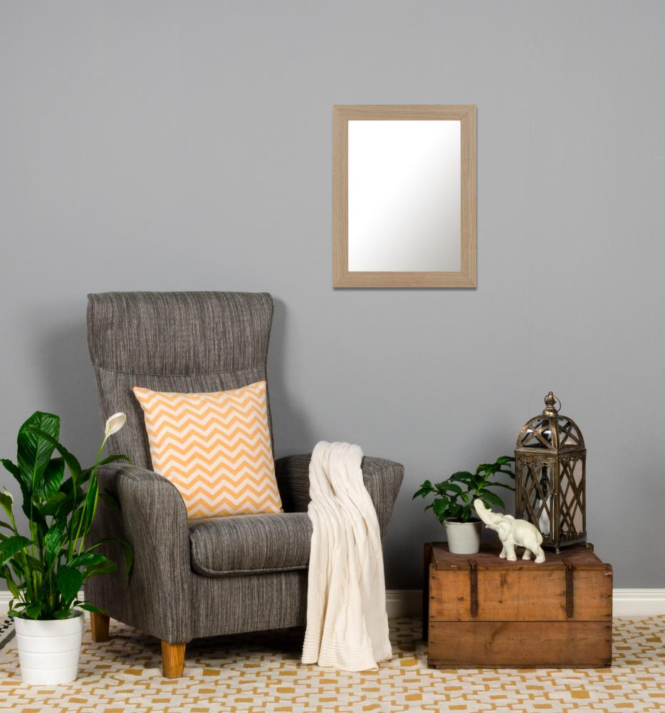 Ramverkstad 60x90 Ombud Mirror Moviken Oak - Custom Size