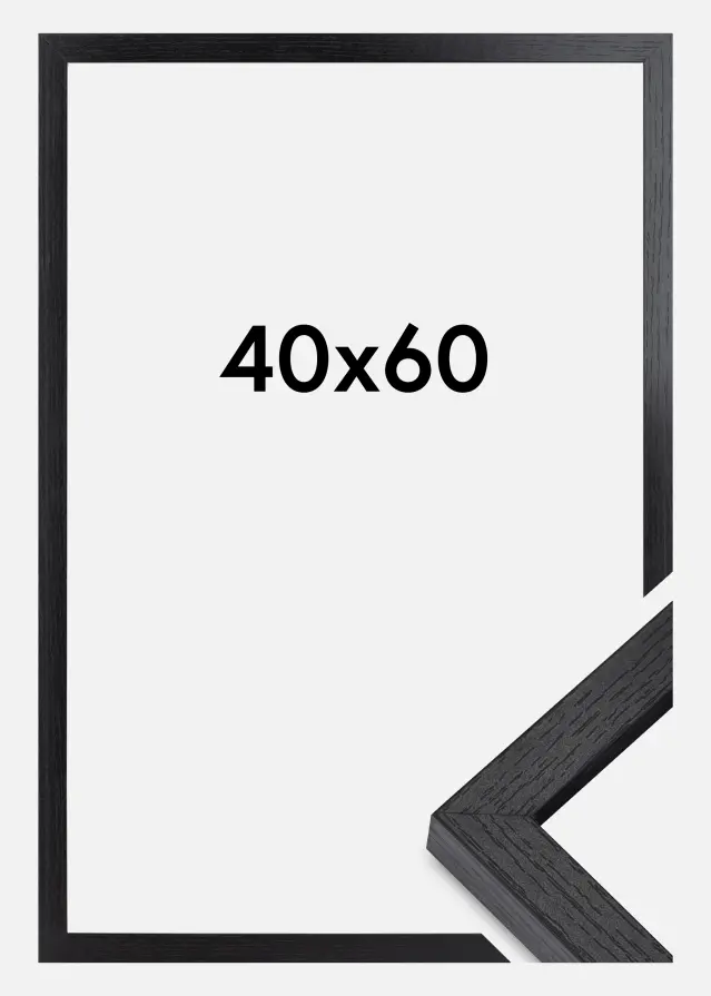 BGA BGA Box Frame Acrylic Glass Black 40x60 cm