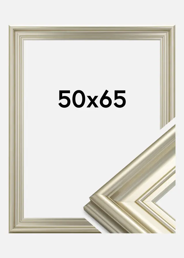 Ramverkstad Frame Mora Premium Silver 50x65 cm