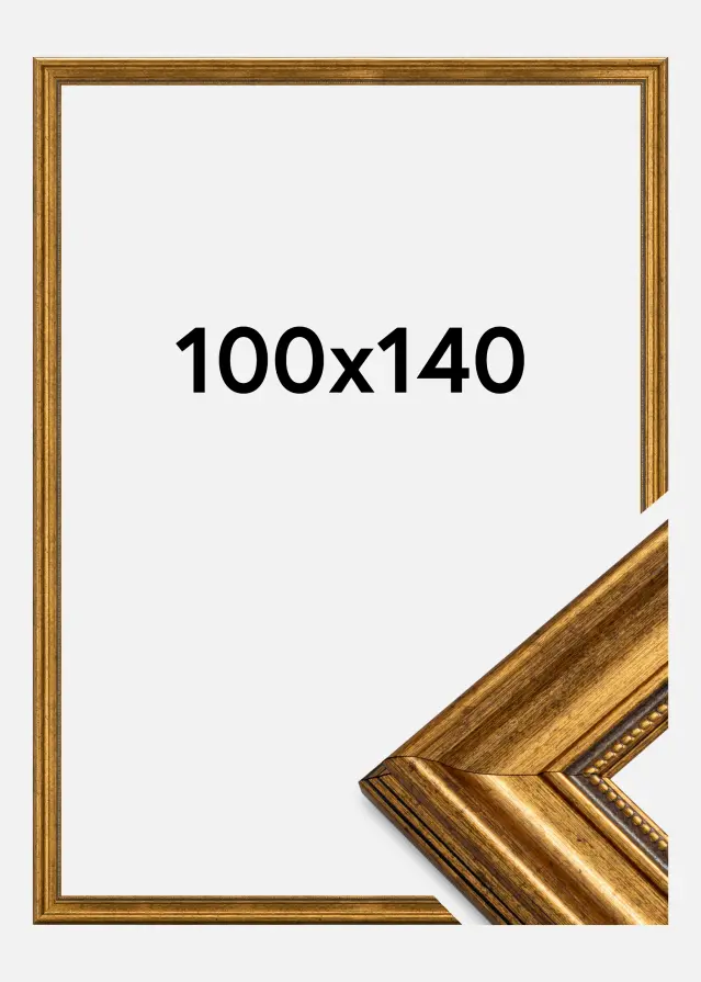 Estancia Frame Rokoko Acrylic glass Gold 100x140 cm