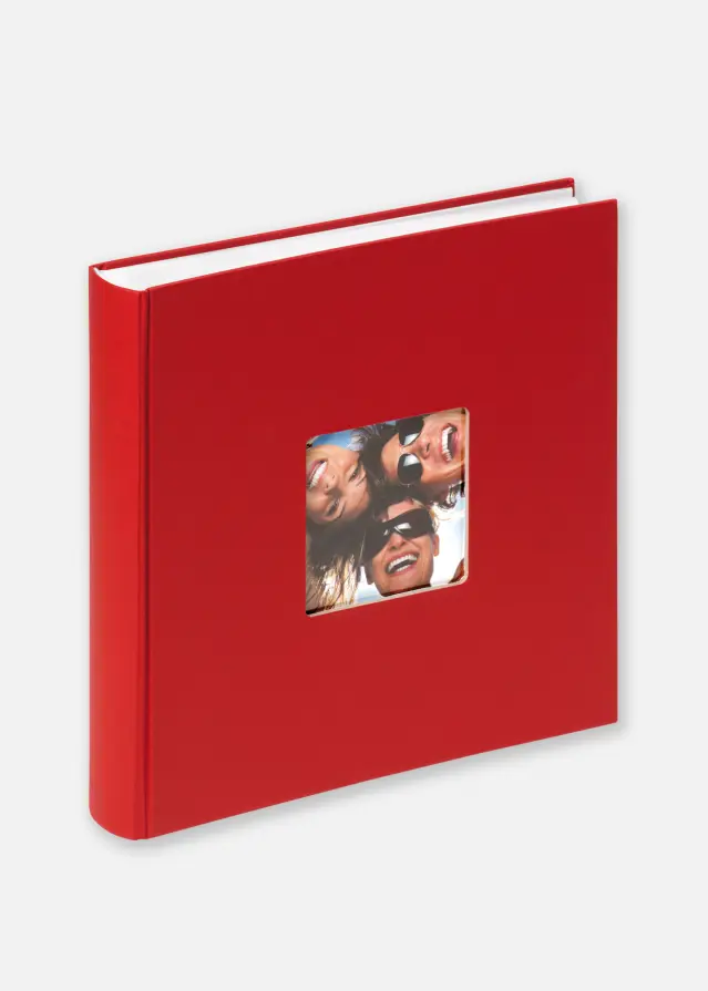 Walther Fun Album Red - 30x30 cm (100 White pages / 50 sheets)