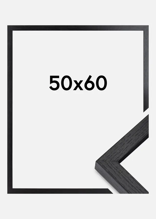 BGA BGA Box Frame Acrylic Glass Black 50x60 cm