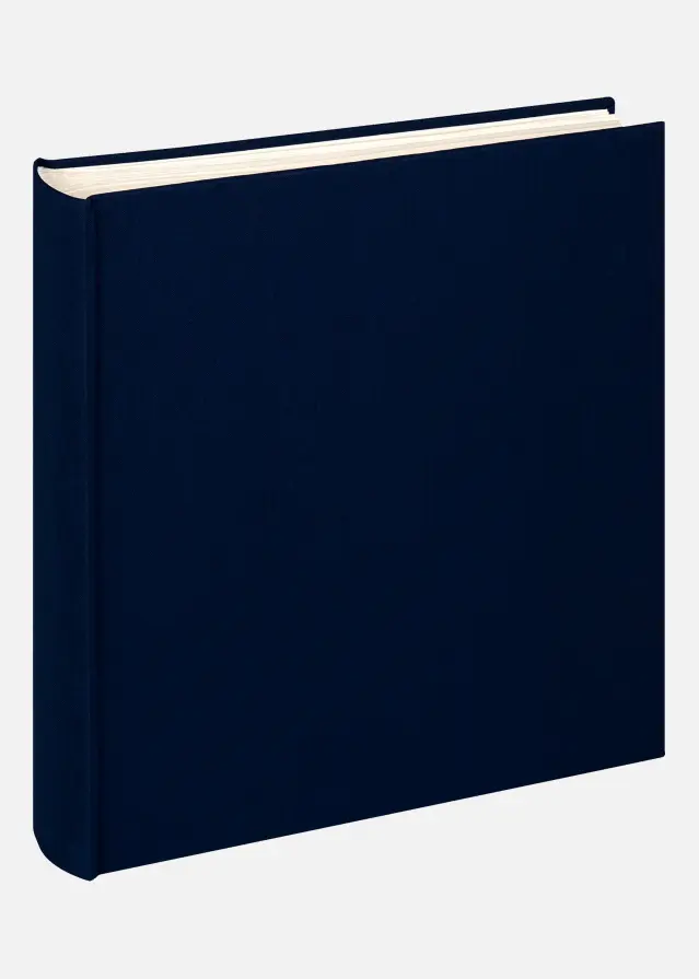 Walther Cloth Album Blue - 28x29 cm (100 White pages / 50 sheets)