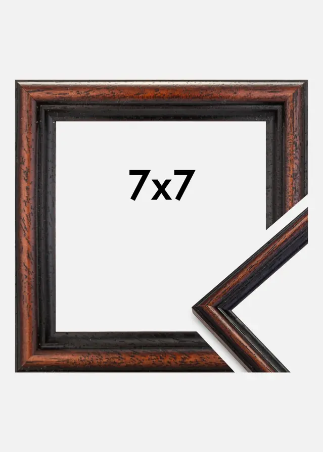 Galleri 1 Frame Horndal Acrylic glass Walnut 7x7 cm