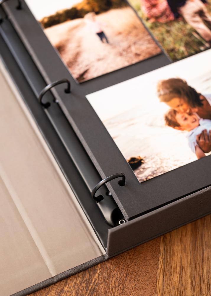 BGA KAILA FAMILY Black - Coffee Table Photo Album (60 Black Pages)