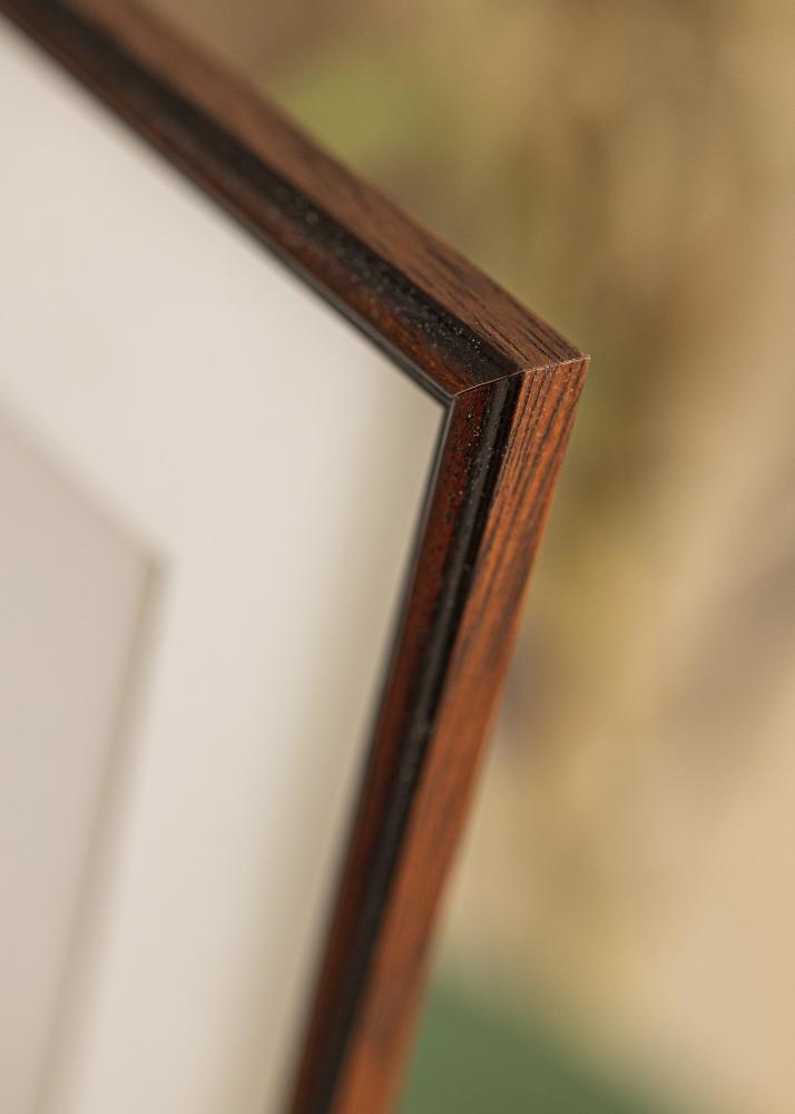 Ram med passepartou Frame Horndal Walnut 20x30 cm - Picture Mount White 15x22 cm