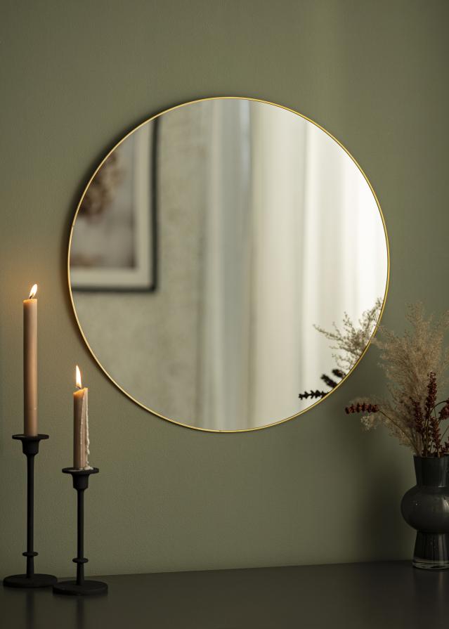 KAILA KAILA Round Mirror - Thin Brass 60 cm Ø