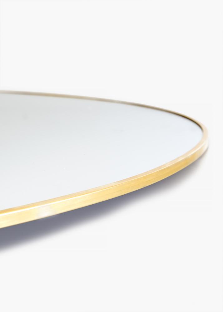 KAILA KAILA Round Mirror - Thin Brass 70 cm Ø