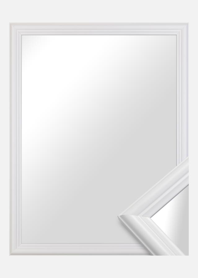 Ramverkstad Mirror Siljan White - Custom Size