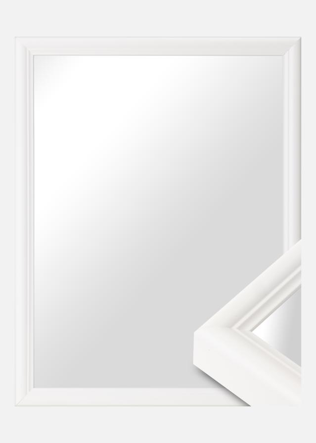 Ramverkstad Mirror Högbo White - Custom Size