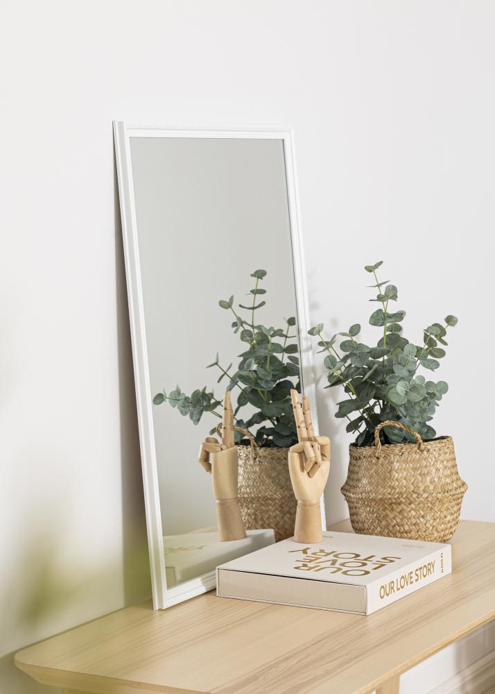 Galleri 1 Mirror Abisko White 54x74 cm