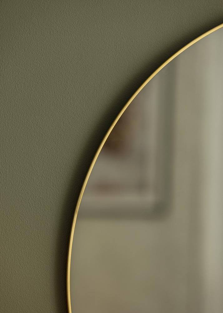 KAILA KAILA Round Mirror - Thin Brass 60 cm Ø