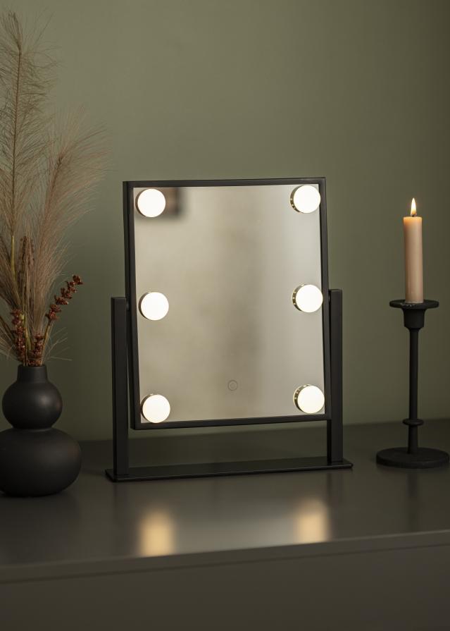 KAILA KAILA Make-up mirror VII Black - 30x36 cm