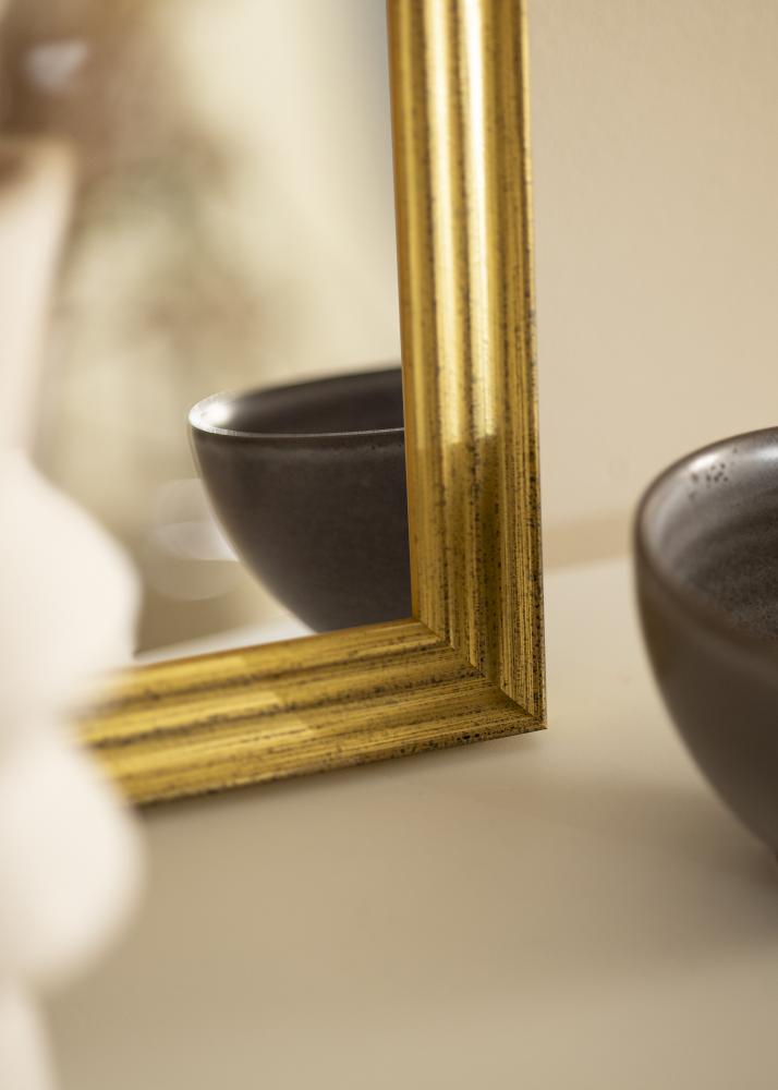 Ramverkstad Mirror Heby Gold - Custom Size