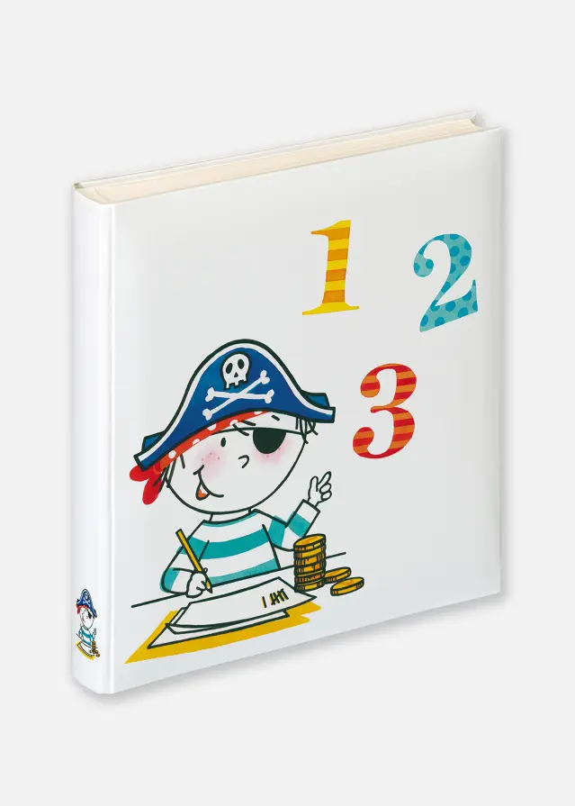 Walther Children's album Pirate School - 28x30.5 cm (50 White pages / 25 sheets)