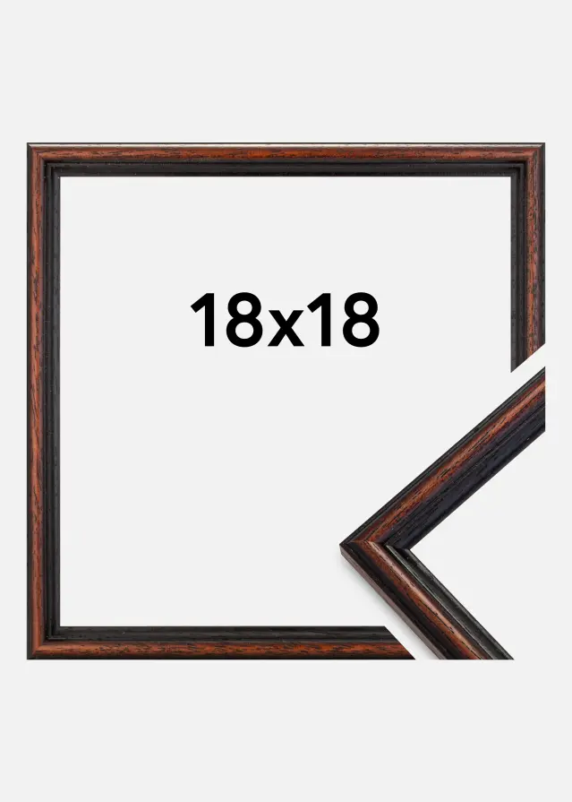 Galleri 1 Frame Horndal Acrylic glass Walnut 18x18 cm