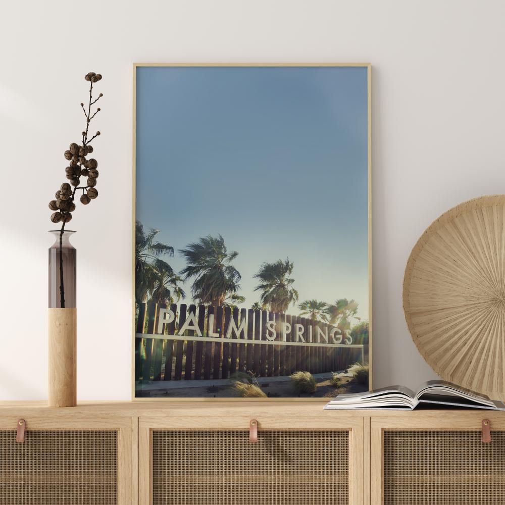 Bildverkstad Palm Springs Poster