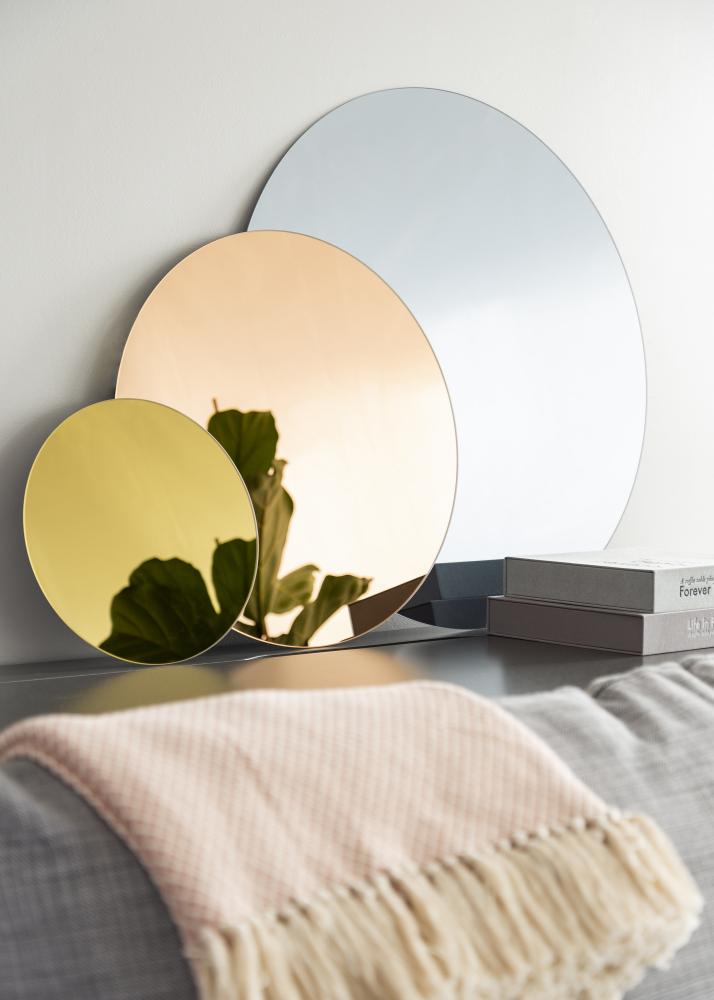 KAILA KAILA Round Mirror Rose Gold 90 cm Ø