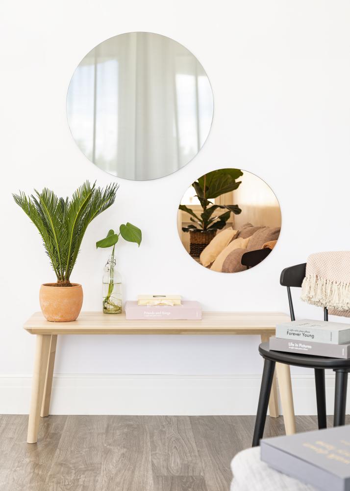 KAILA KAILA Round Mirror Rose Gold 90 cm Ø