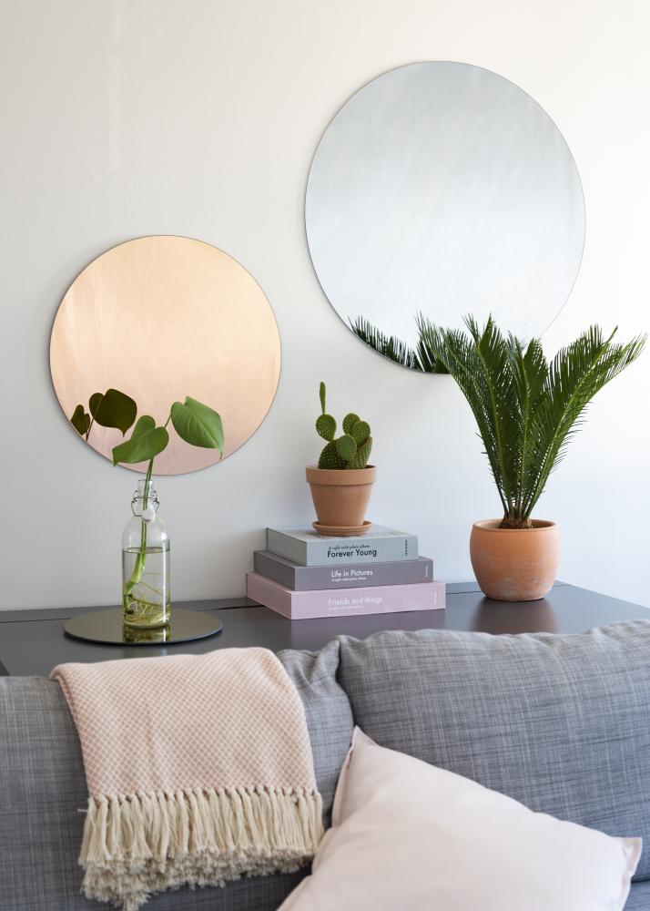 KAILA KAILA Round Mirror Rose Gold 90 cm Ø