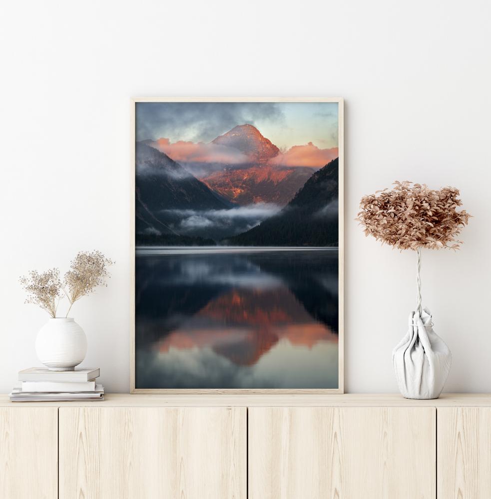 Bildverkstad Sun On Mountain Poster