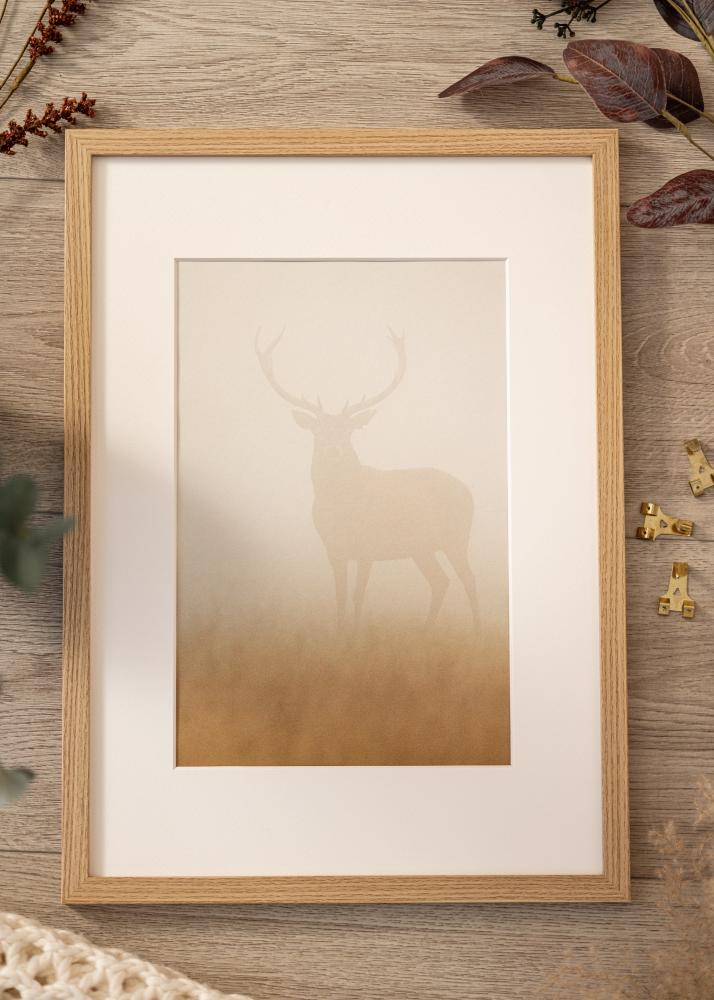 BGA Frame Modern Acrylic Glass Oak 40x60 cm