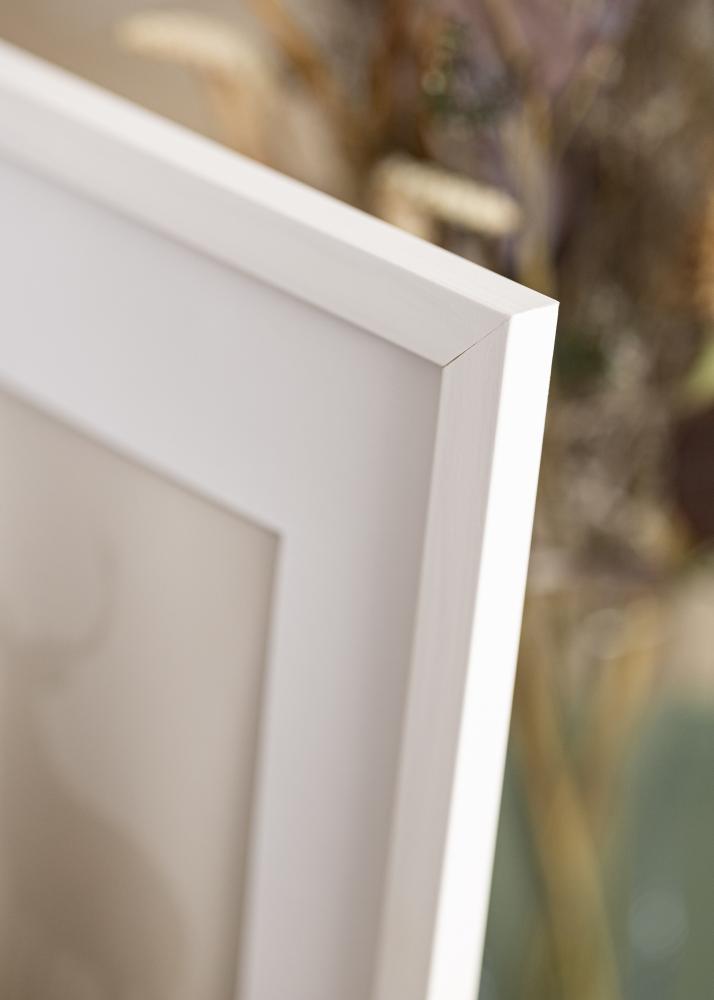 Ram med passepartou Frame Stilren White 70x100 cm - Picture Mount White 24x36 inches