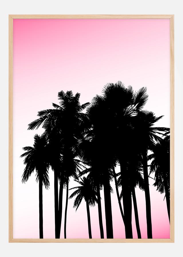 Bildverkstad Black palms Poster