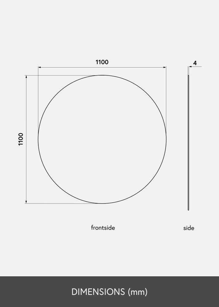 KAILA KAILA - Round Mirror 110 cm Ø