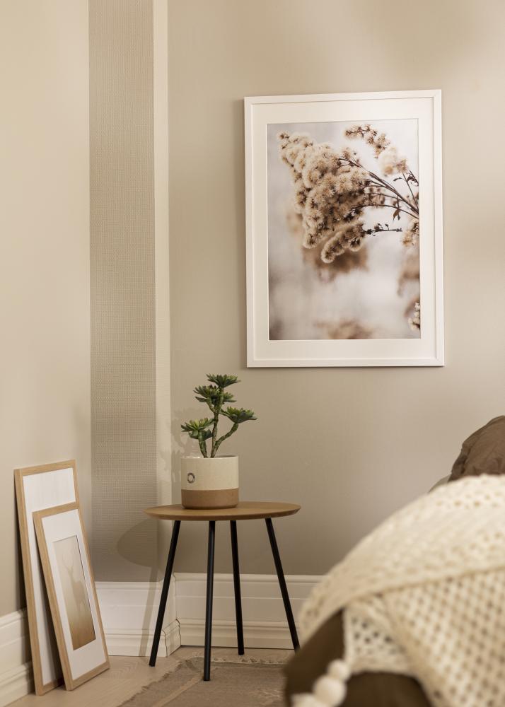 Ram med passepartou Frame Stilren White 70x100 cm - Picture Mount White 24x36 inches