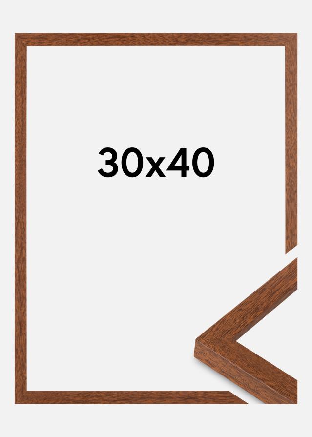 BGA Frame Modern Acrylic Glass Warm Brown 30x40cm