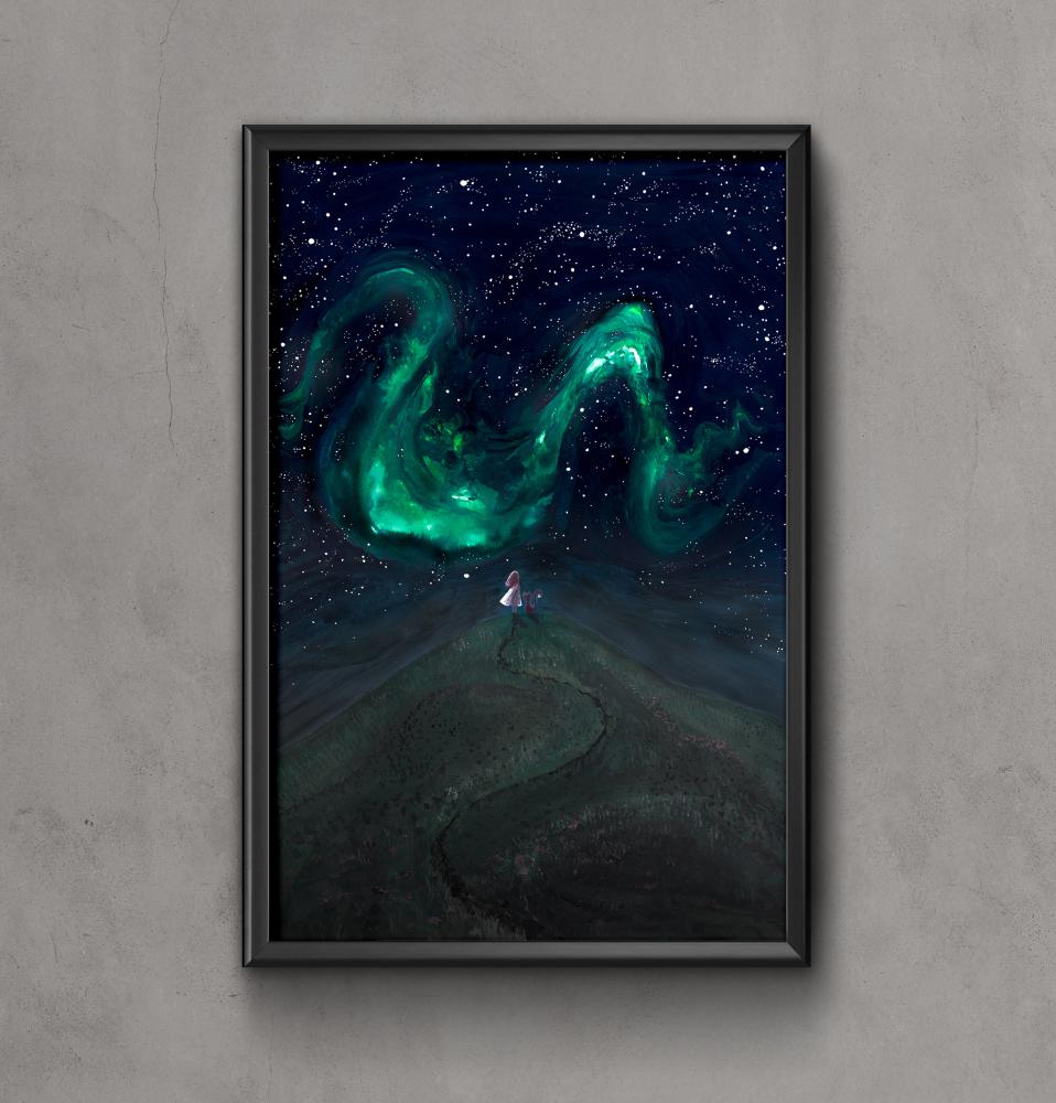 Bildverkstad Northern Lights Poster