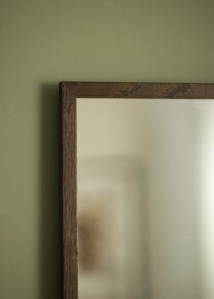 Incado Mirror Solid Smoked Oak 43x83 cm