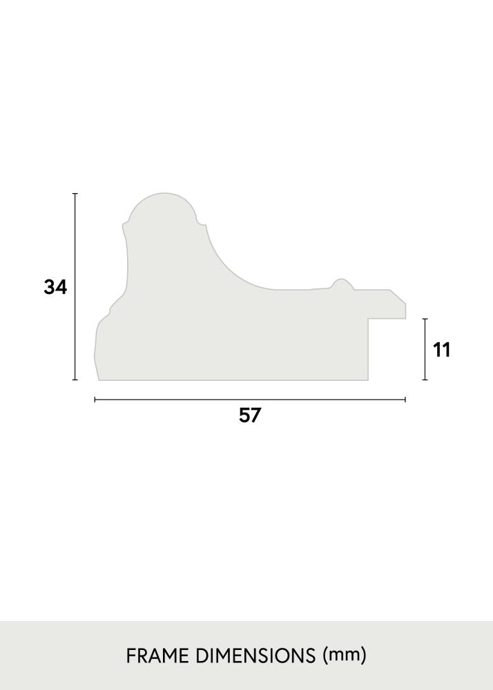 Ramverkstad Frame Mora Premium White 29,7x42 cm (A3)