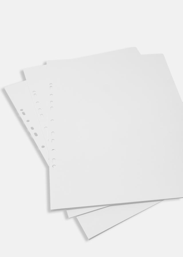 Burde Album sheets Scrapbook A3 - 10 white sheets