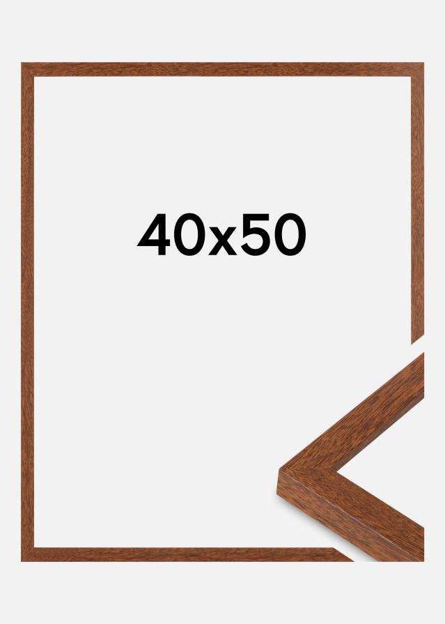 BGA Frame Modern Acrylic Glass Warm Brown 40x50cm