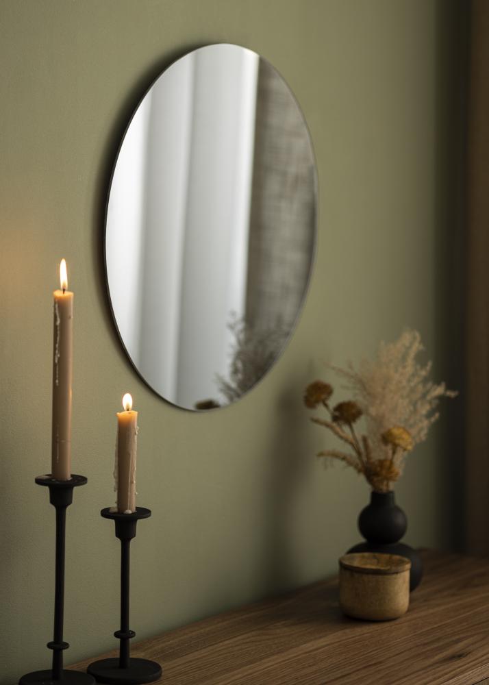 KAILA KAILA Round Mirror Smoked Grey 50 cm Ø