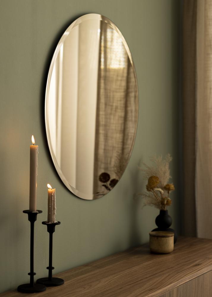 KAILA KAILA Round Mirror Dark Bronze Deluxe 70 cm Ø