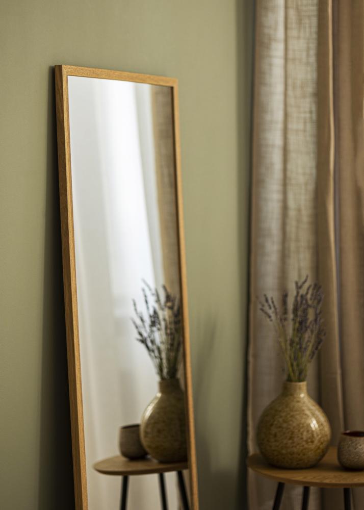 Incado Mirror Solid Oak 48x133 cm