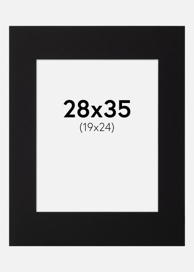 Galleri 1 Mount Canson Black (White Core) 28x35 cm (19x24)