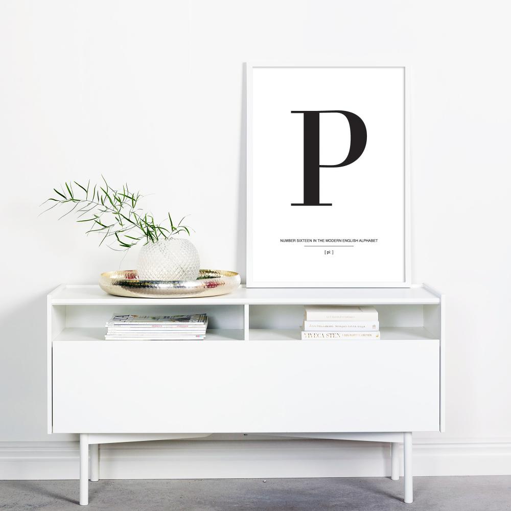 Bildverkstad Letter P