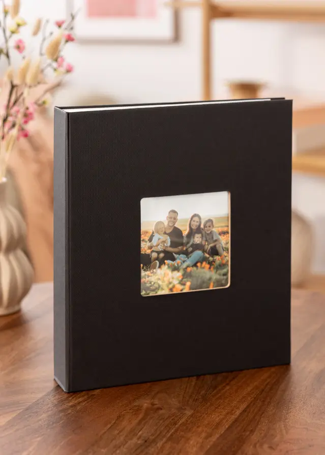 BGA Wiro Album Black - 600 pictures 10x15 cm