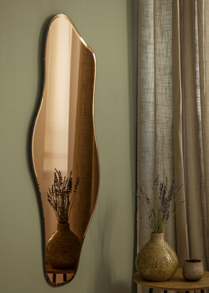 Incado Mirror Wave Rose Gold 55x110 cm